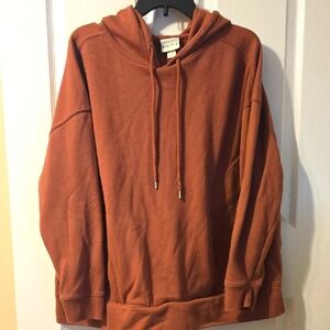 Ava & Viv Clay ( Brown) Sweatshirt Relaxed Fit And Matching Sweatpants